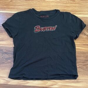 Kids 4T Burton Black Tee with Red Logo